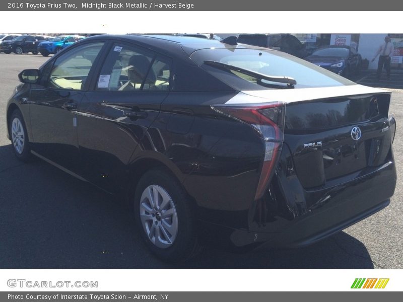 Midnight Black Metallic / Harvest Beige 2016 Toyota Prius Two