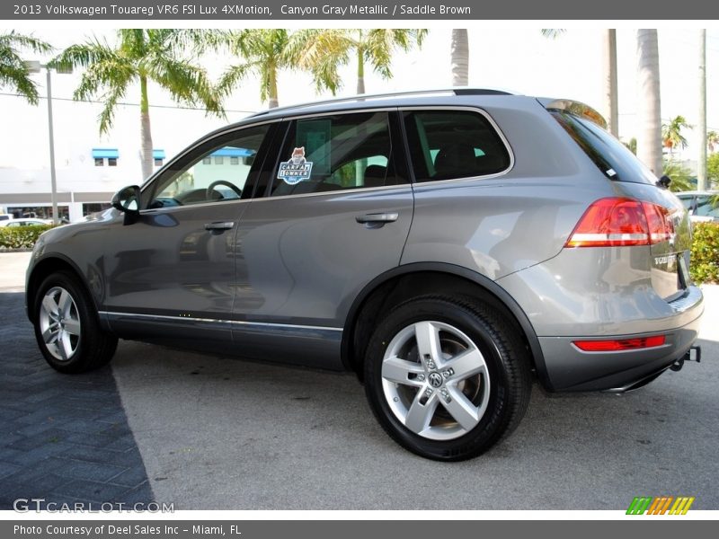 Canyon Gray Metallic / Saddle Brown 2013 Volkswagen Touareg VR6 FSI Lux 4XMotion