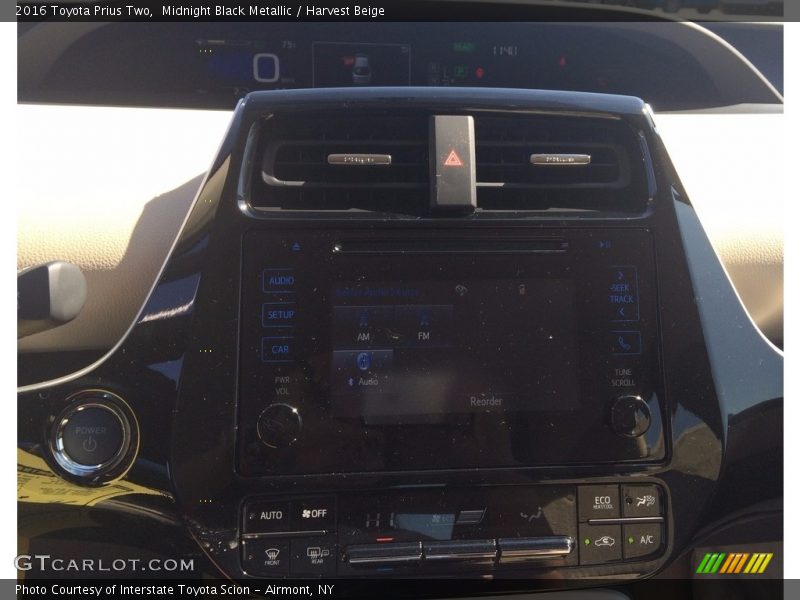 Midnight Black Metallic / Harvest Beige 2016 Toyota Prius Two