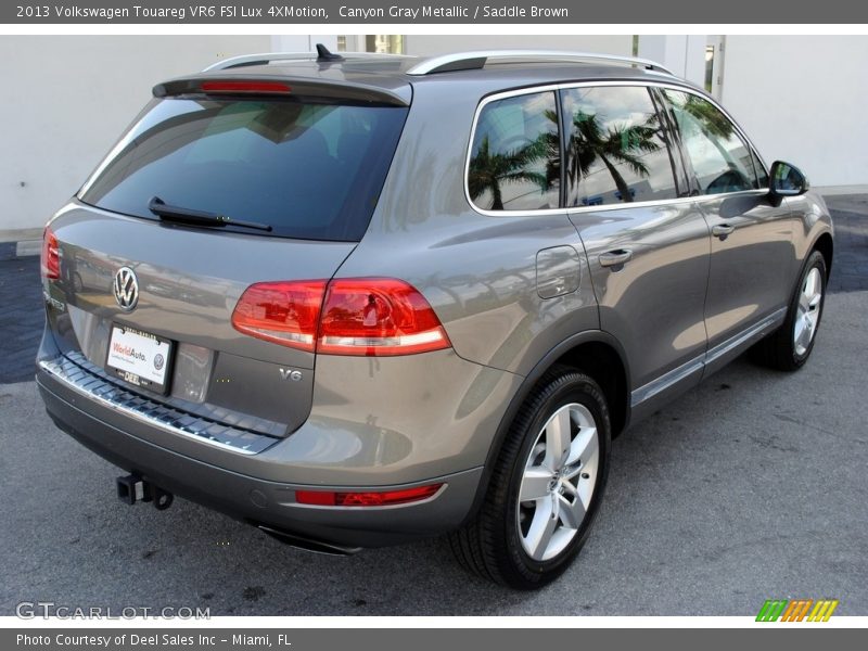 Canyon Gray Metallic / Saddle Brown 2013 Volkswagen Touareg VR6 FSI Lux 4XMotion
