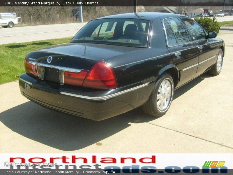 Black / Dark Charcoal 2003 Mercury Grand Marquis LS