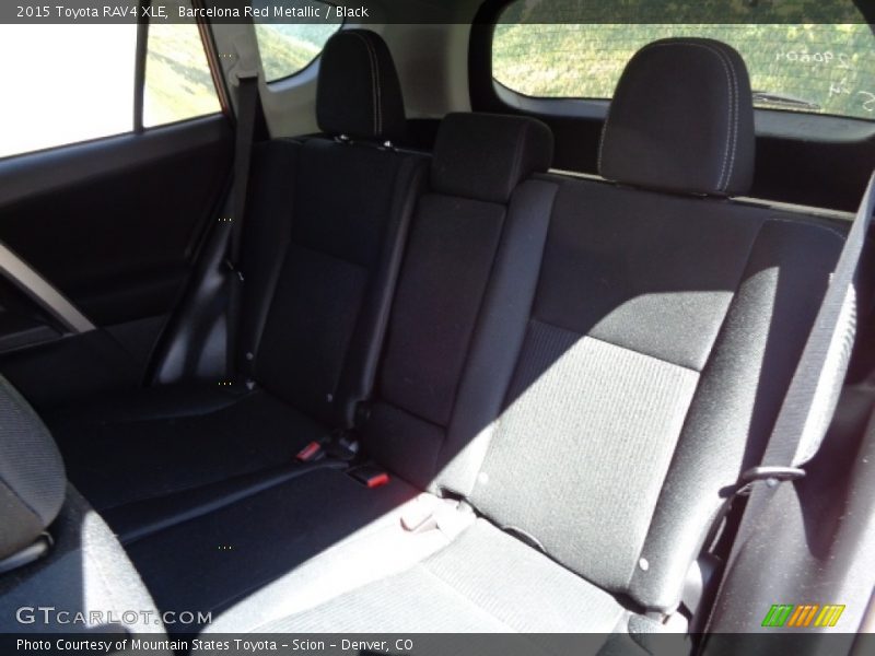 Barcelona Red Metallic / Black 2015 Toyota RAV4 XLE