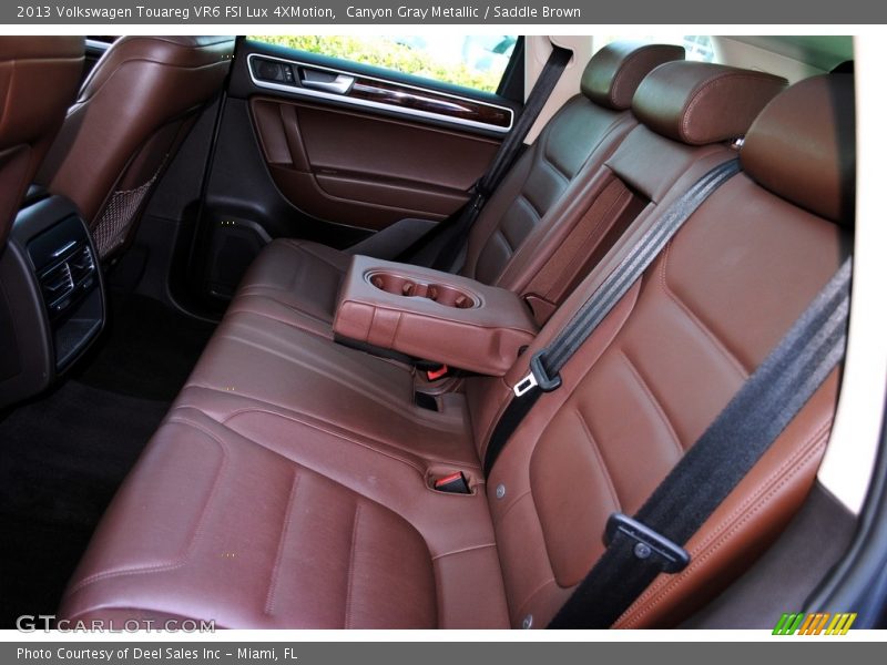 Canyon Gray Metallic / Saddle Brown 2013 Volkswagen Touareg VR6 FSI Lux 4XMotion