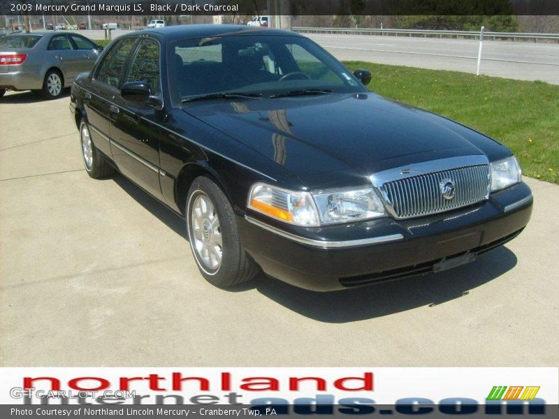 Black / Dark Charcoal 2003 Mercury Grand Marquis LS