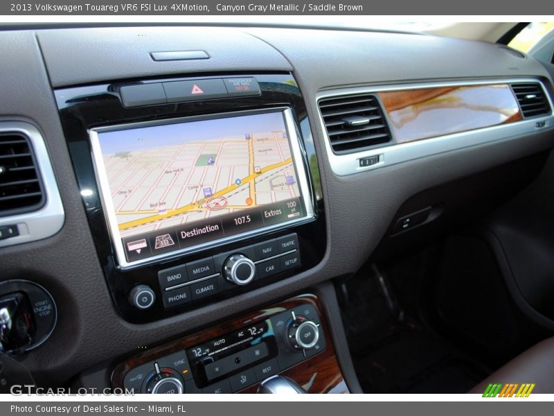 Canyon Gray Metallic / Saddle Brown 2013 Volkswagen Touareg VR6 FSI Lux 4XMotion