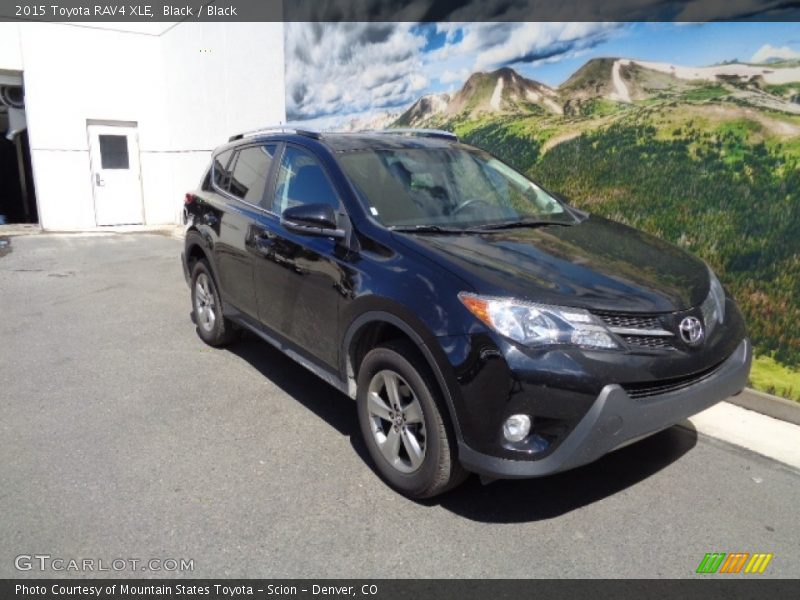 Black / Black 2015 Toyota RAV4 XLE