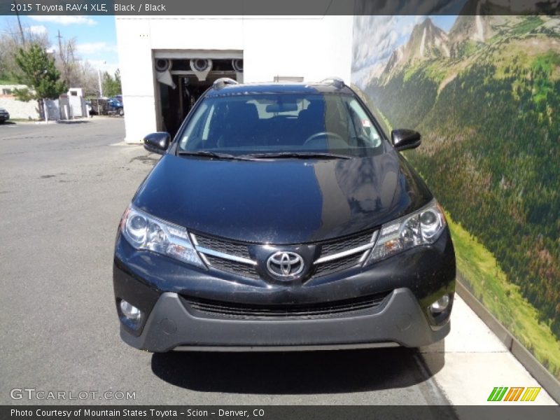 Black / Black 2015 Toyota RAV4 XLE