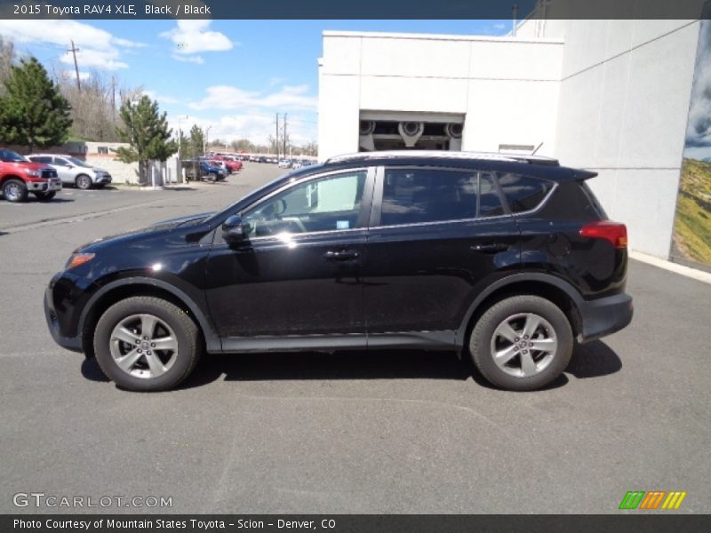 Black / Black 2015 Toyota RAV4 XLE