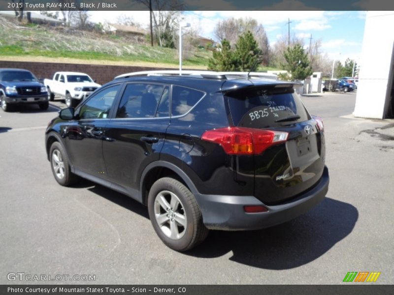 Black / Black 2015 Toyota RAV4 XLE