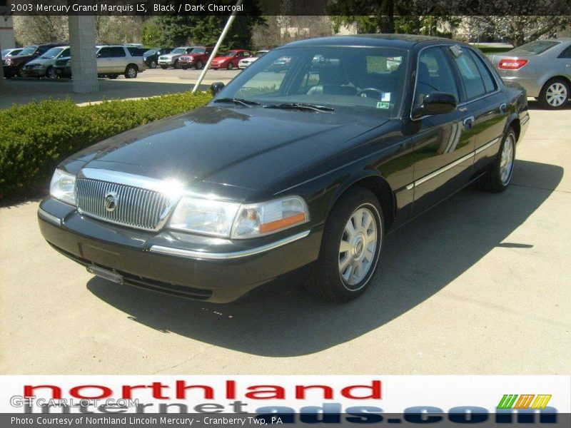 Black / Dark Charcoal 2003 Mercury Grand Marquis LS
