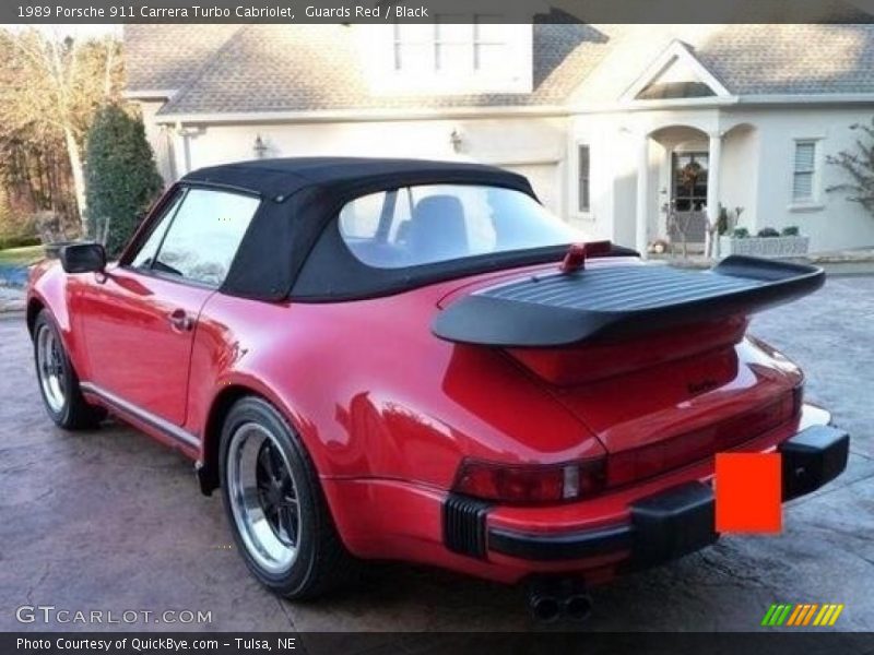  1989 911 Carrera Turbo Cabriolet Guards Red