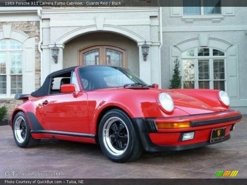 Front 3/4 View of 1989 911 Carrera Turbo Cabriolet