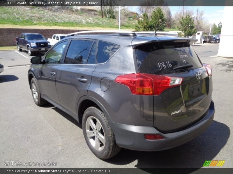 Magnetic Gray Metallic / Black 2015 Toyota RAV4 XLE