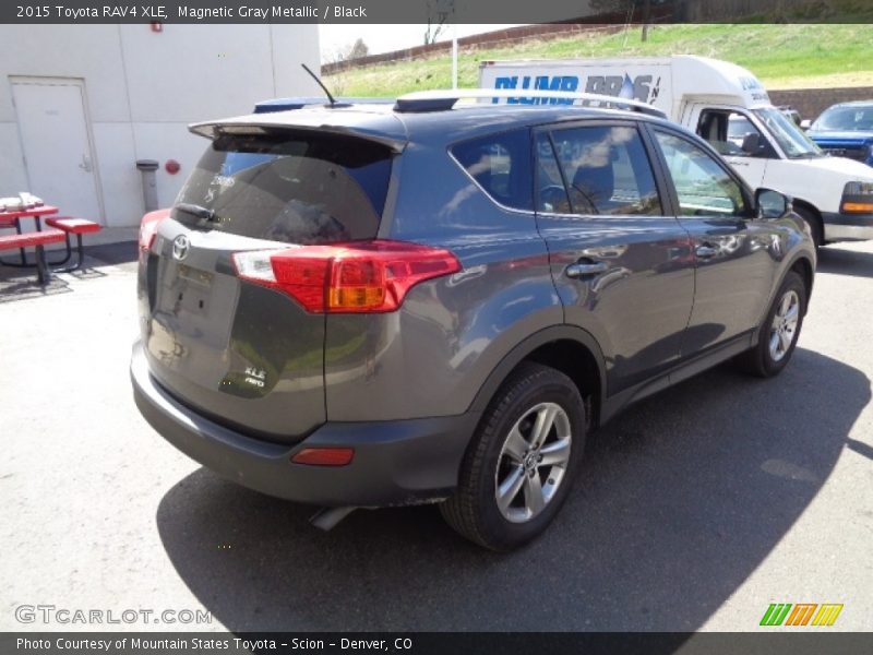 Magnetic Gray Metallic / Black 2015 Toyota RAV4 XLE