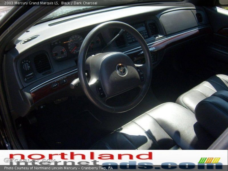 Black / Dark Charcoal 2003 Mercury Grand Marquis LS