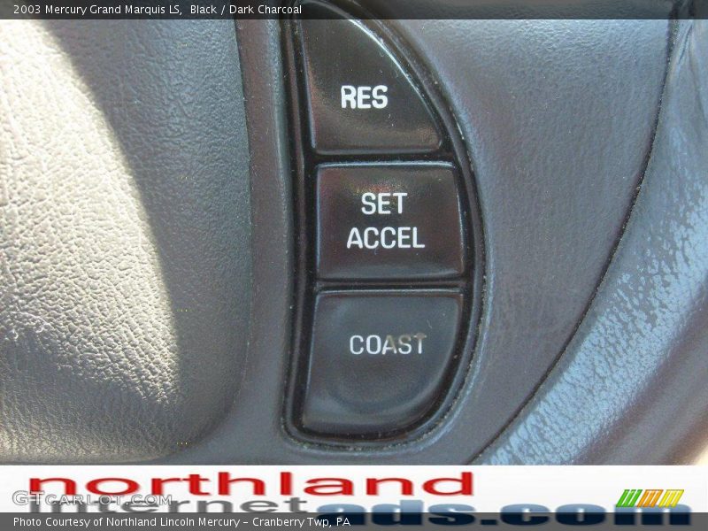 Black / Dark Charcoal 2003 Mercury Grand Marquis LS