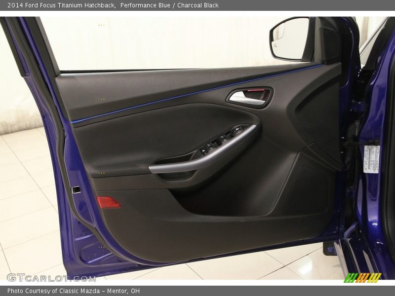 Performance Blue / Charcoal Black 2014 Ford Focus Titanium Hatchback