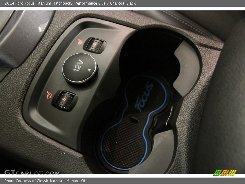 Performance Blue / Charcoal Black 2014 Ford Focus Titanium Hatchback