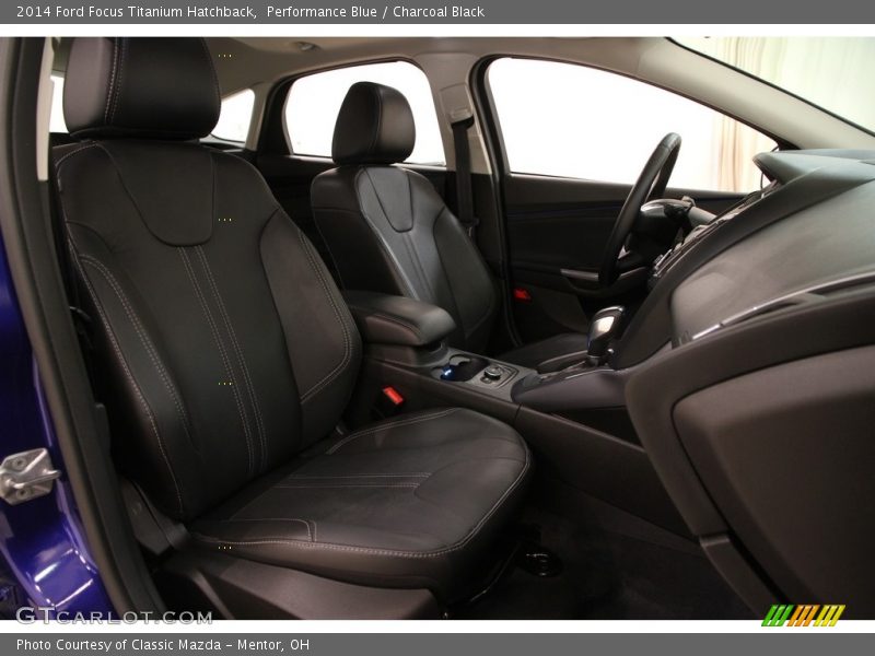 Performance Blue / Charcoal Black 2014 Ford Focus Titanium Hatchback