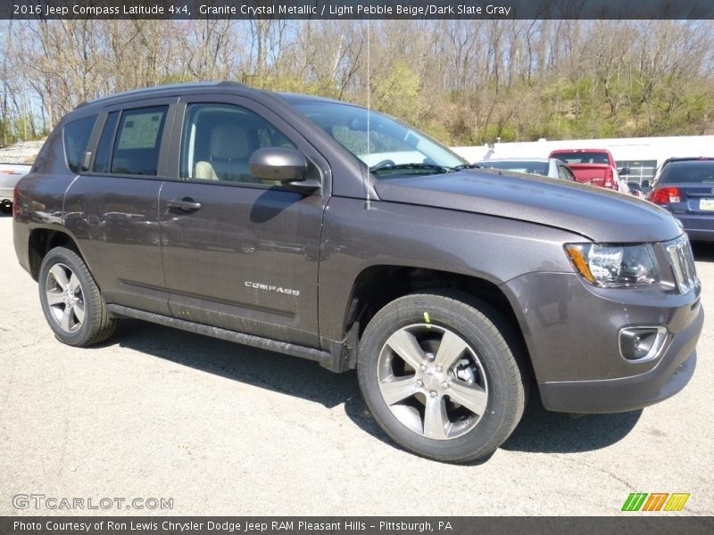 Granite Crystal Metallic / Light Pebble Beige/Dark Slate Gray 2016 Jeep Compass Latitude 4x4