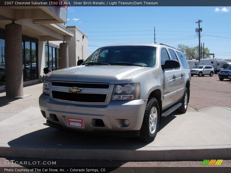 Silver Birch Metallic / Light Titanium/Dark Titanium 2007 Chevrolet Suburban 1500 LS 4x4