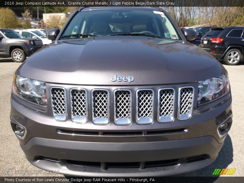 Granite Crystal Metallic / Light Pebble Beige/Dark Slate Gray 2016 Jeep Compass Latitude 4x4