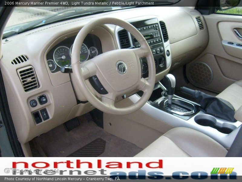 Light Tundra Metallic / Pebble/Light Parchment 2006 Mercury Mariner Premier 4WD