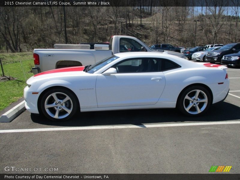 Summit White / Black 2015 Chevrolet Camaro LT/RS Coupe