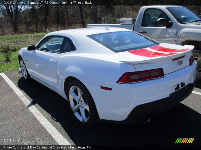Summit White / Black 2015 Chevrolet Camaro LT/RS Coupe