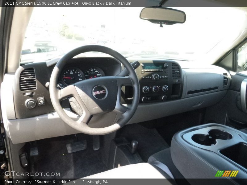 Onyx Black / Dark Titanium 2011 GMC Sierra 1500 SL Crew Cab 4x4
