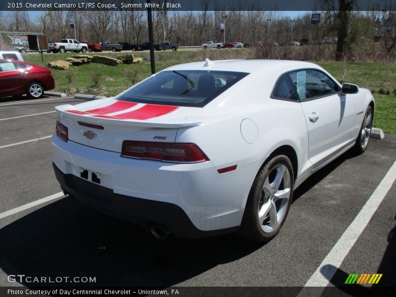 Summit White / Black 2015 Chevrolet Camaro LT/RS Coupe