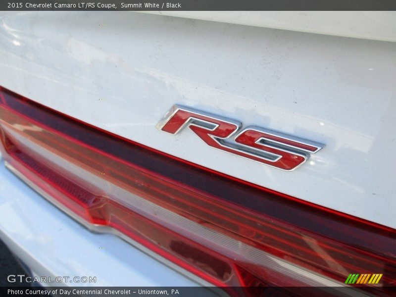 Summit White / Black 2015 Chevrolet Camaro LT/RS Coupe