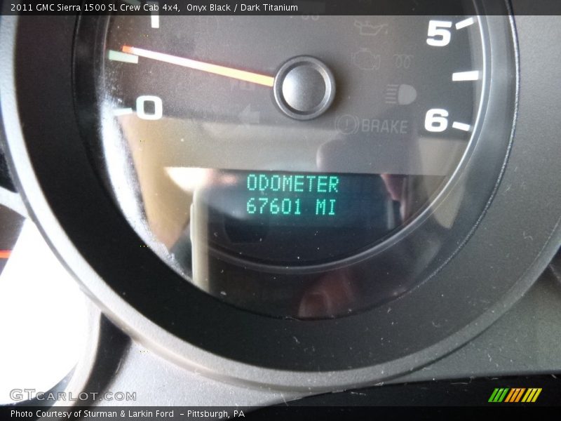 Onyx Black / Dark Titanium 2011 GMC Sierra 1500 SL Crew Cab 4x4