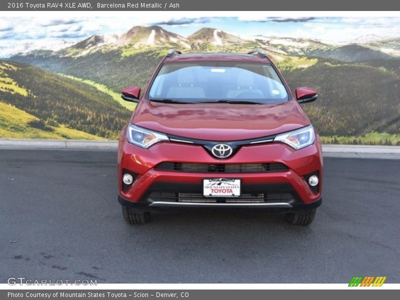 Barcelona Red Metallic / Ash 2016 Toyota RAV4 XLE AWD