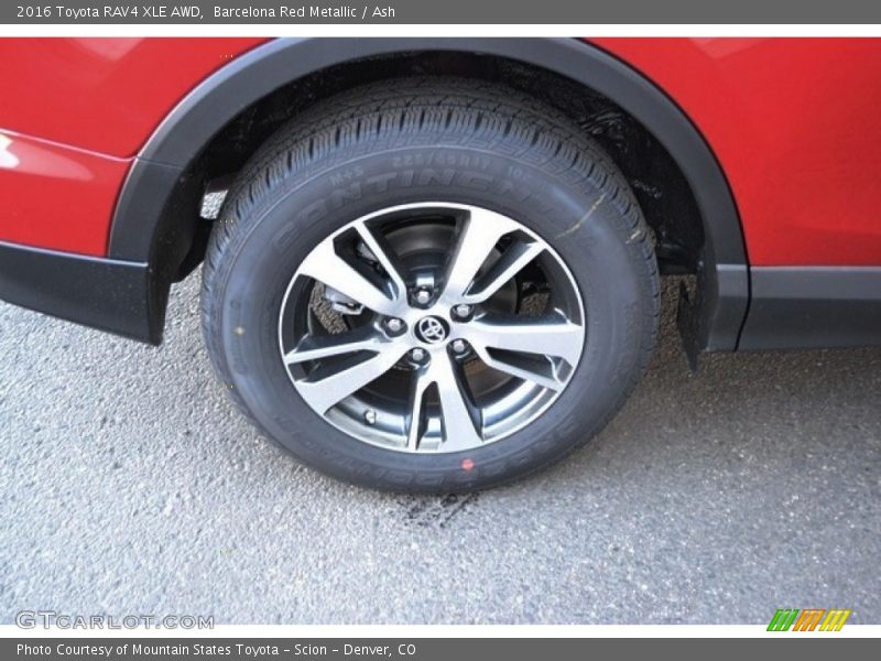 Barcelona Red Metallic / Ash 2016 Toyota RAV4 XLE AWD