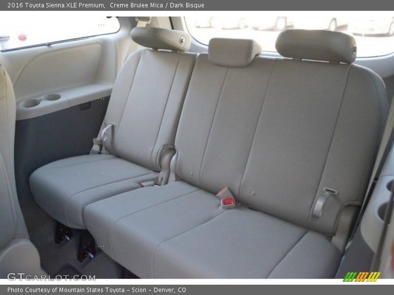Creme Brulee Mica / Dark Bisque 2016 Toyota Sienna XLE Premium