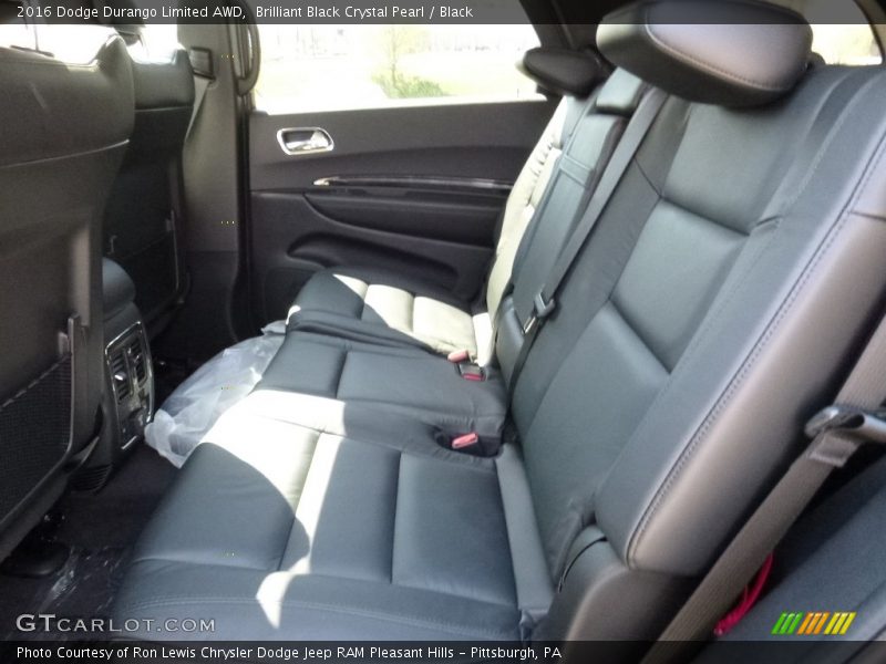 Brilliant Black Crystal Pearl / Black 2016 Dodge Durango Limited AWD