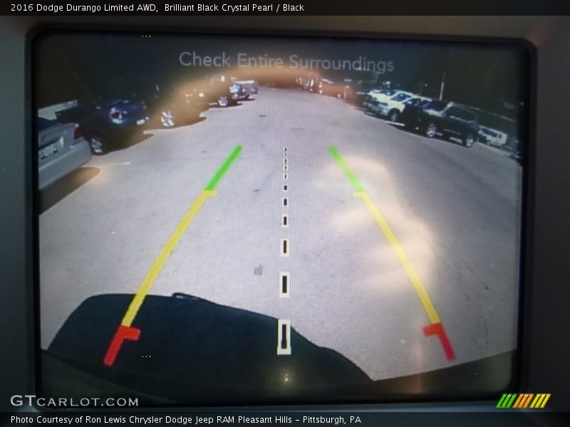 Brilliant Black Crystal Pearl / Black 2016 Dodge Durango Limited AWD
