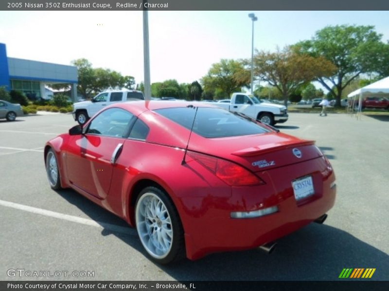 Redline / Charcoal 2005 Nissan 350Z Enthusiast Coupe