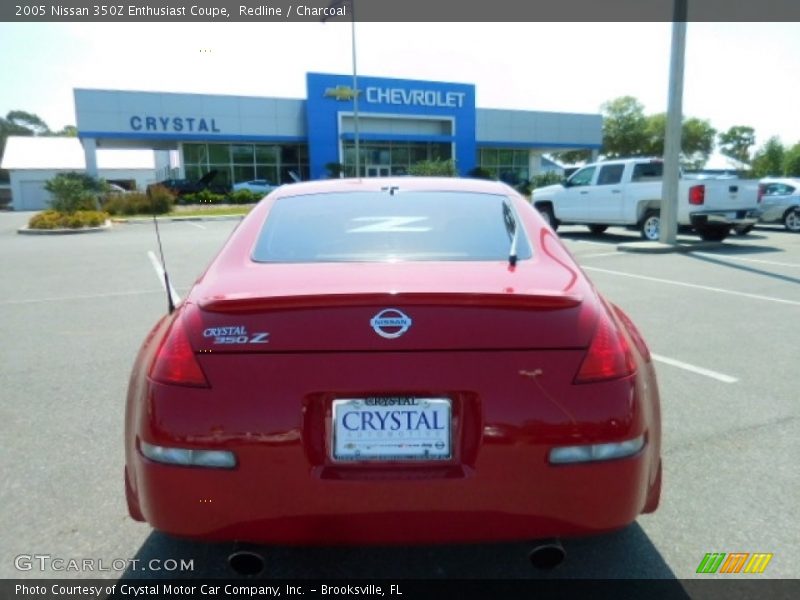 Redline / Charcoal 2005 Nissan 350Z Enthusiast Coupe