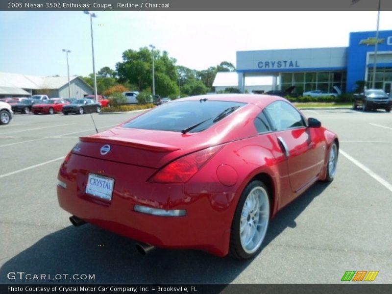 Redline / Charcoal 2005 Nissan 350Z Enthusiast Coupe