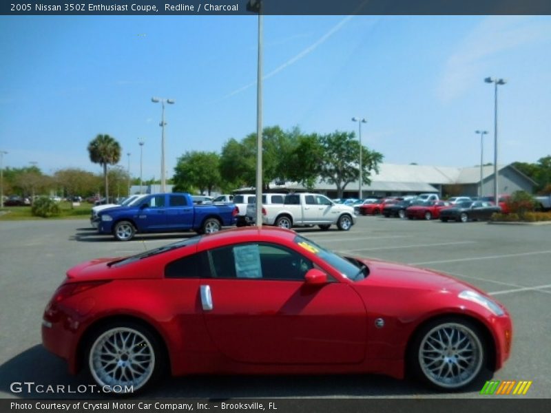 Redline / Charcoal 2005 Nissan 350Z Enthusiast Coupe