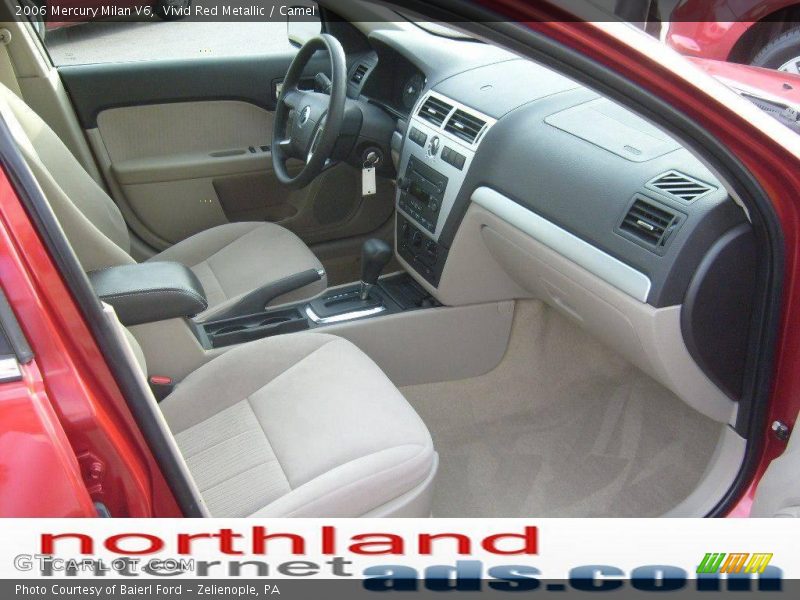 Vivid Red Metallic / Camel 2006 Mercury Milan V6