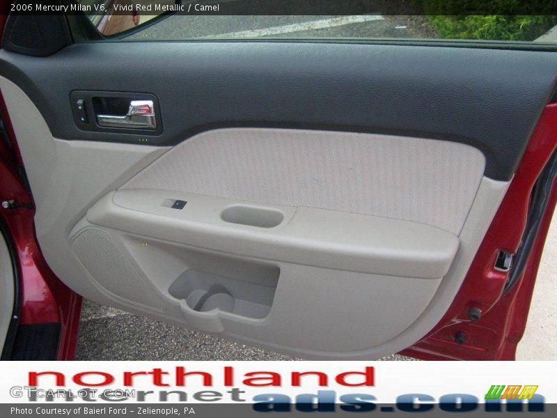 Vivid Red Metallic / Camel 2006 Mercury Milan V6