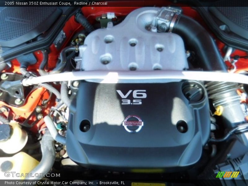 Redline / Charcoal 2005 Nissan 350Z Enthusiast Coupe