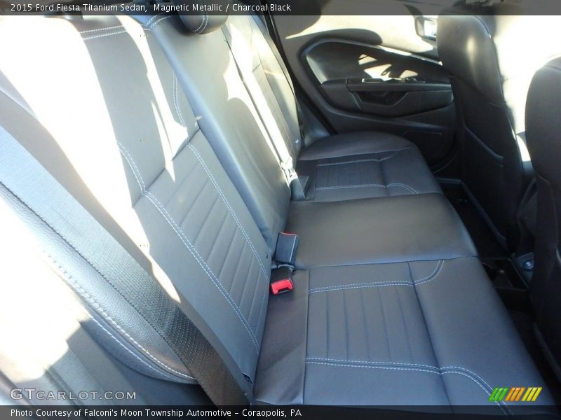 Magnetic Metallic / Charcoal Black 2015 Ford Fiesta Titanium Sedan