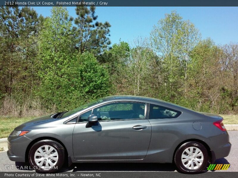 Polished Metal Metallic / Gray 2012 Honda Civic LX Coupe