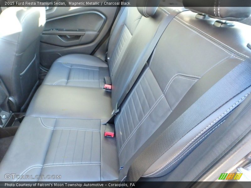 Magnetic Metallic / Charcoal Black 2015 Ford Fiesta Titanium Sedan