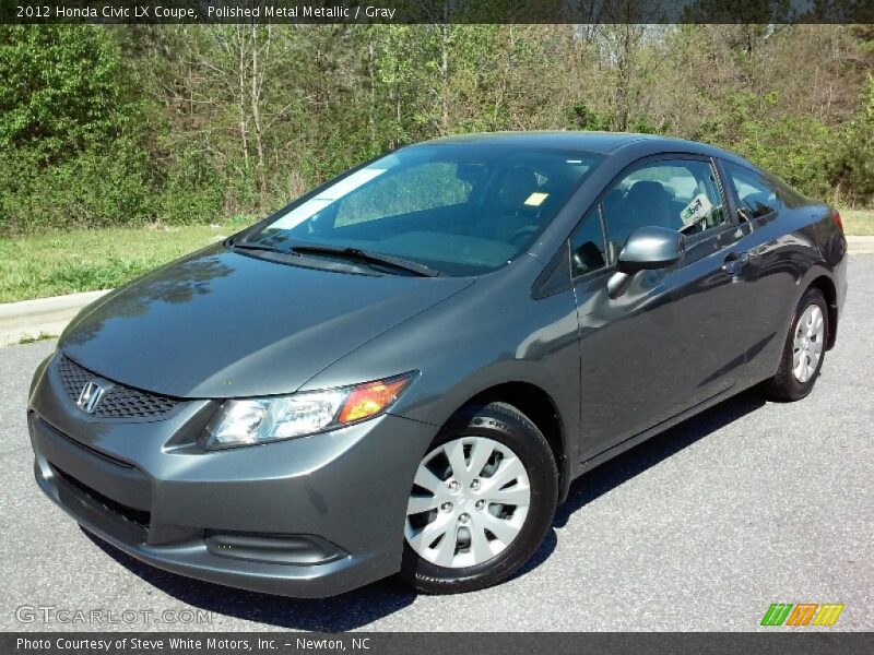 Polished Metal Metallic / Gray 2012 Honda Civic LX Coupe