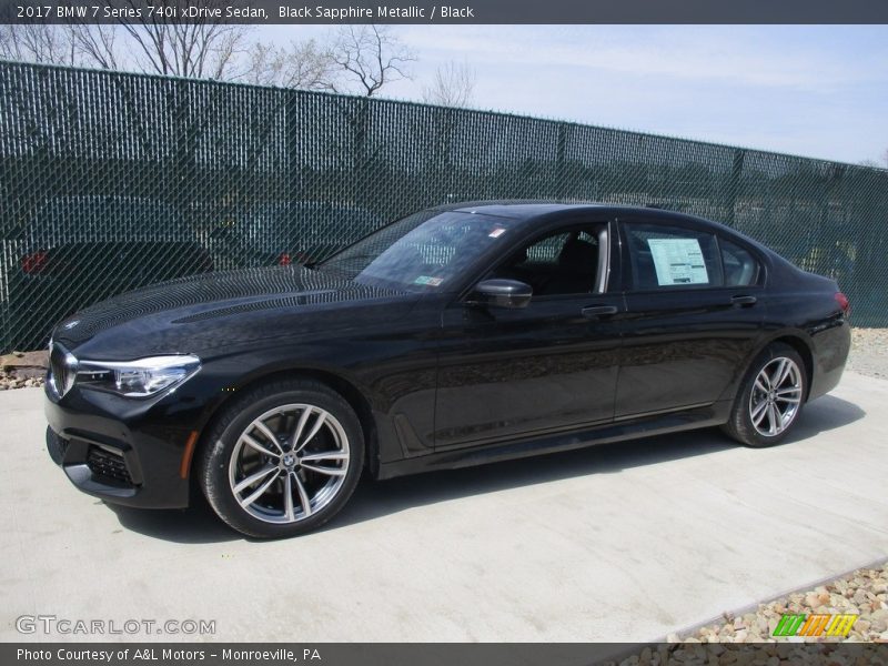 Front 3/4 View of 2017 7 Series 740i xDrive Sedan